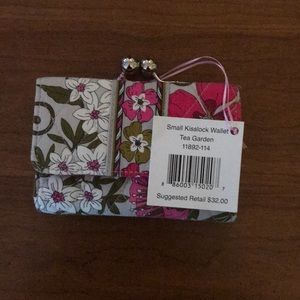 Vera Bradley Small Kisslock Wallet